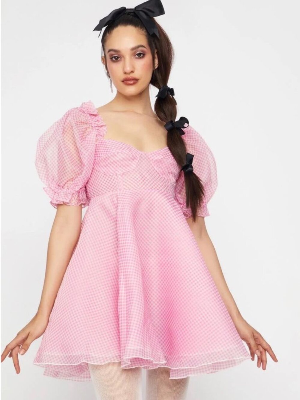 Selkie Parliament Pink Gingham Ice Cream Dress (NWOT / PLUS SIZE)